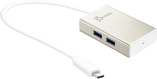 J5Create J5 JCH343 U3.1 type-C->4xt-A